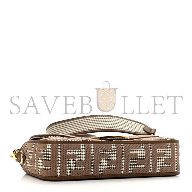 F**di ff embroidered baguette beige moro (27*15*6cm)